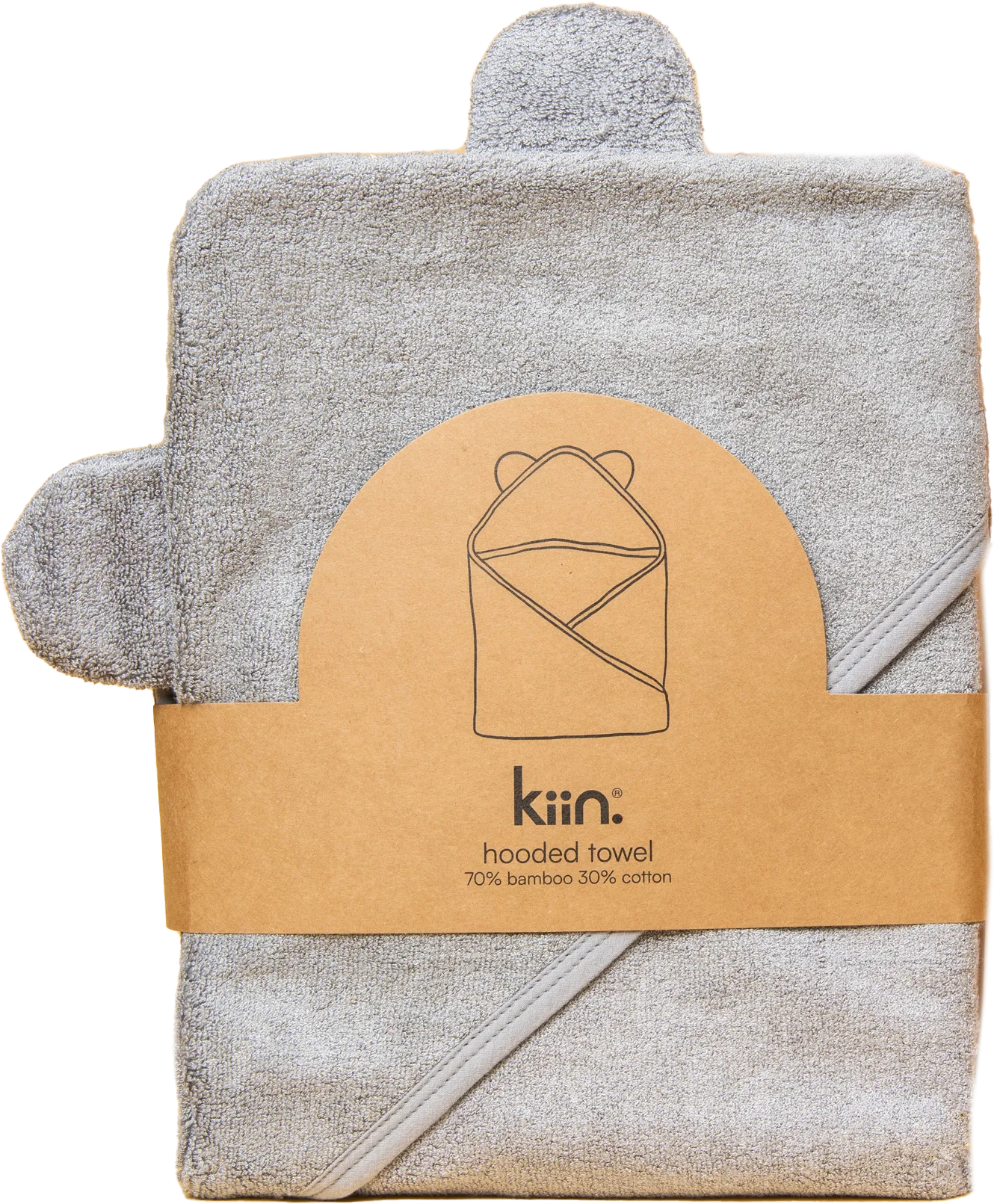 Kiin Bamboo Cotton Hooded Towel