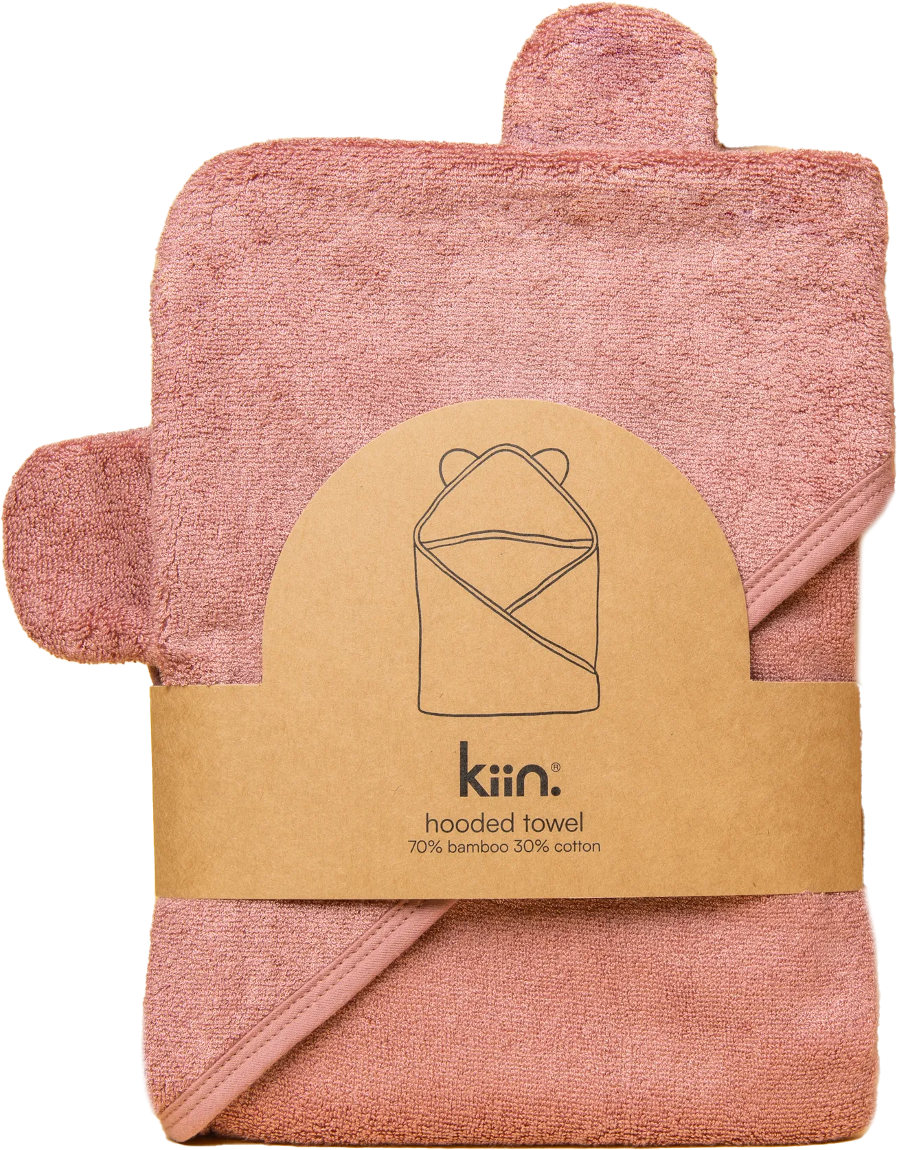 Kiin Bamboo Cotton Hooded Towel