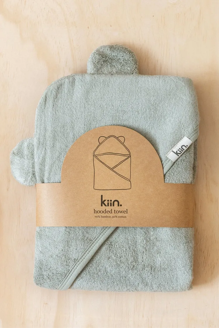 Kiin Bamboo Cotton Hooded Towel