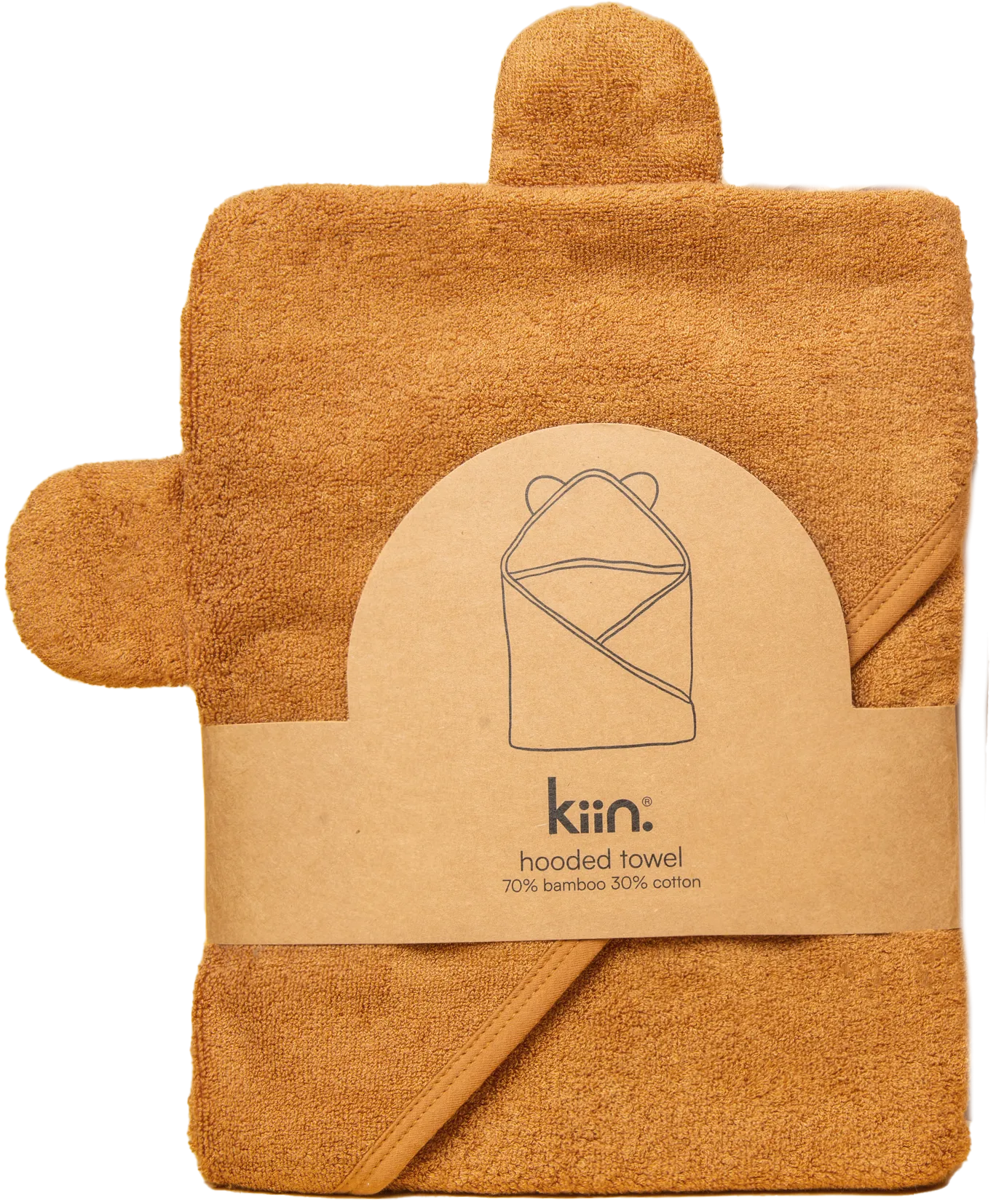 Kiin Bamboo Cotton Hooded Towel