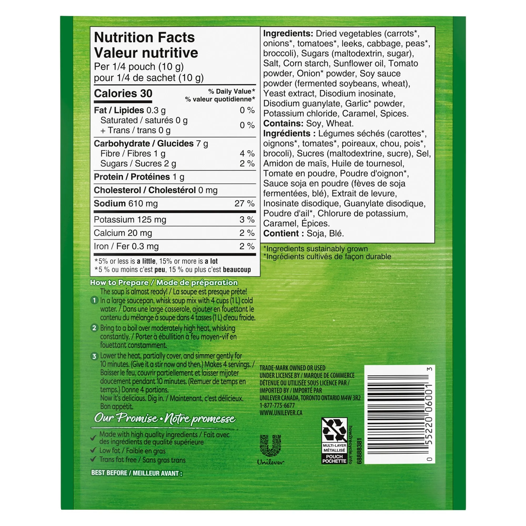 Knorr® Vegetable Soup Mix 40g