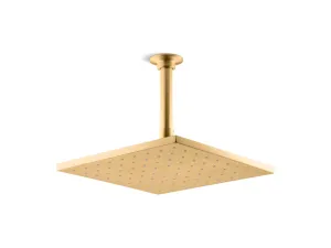 KOHLER K-13696-G Contemporary 10" square single-function rainhead, 1.75 gpm