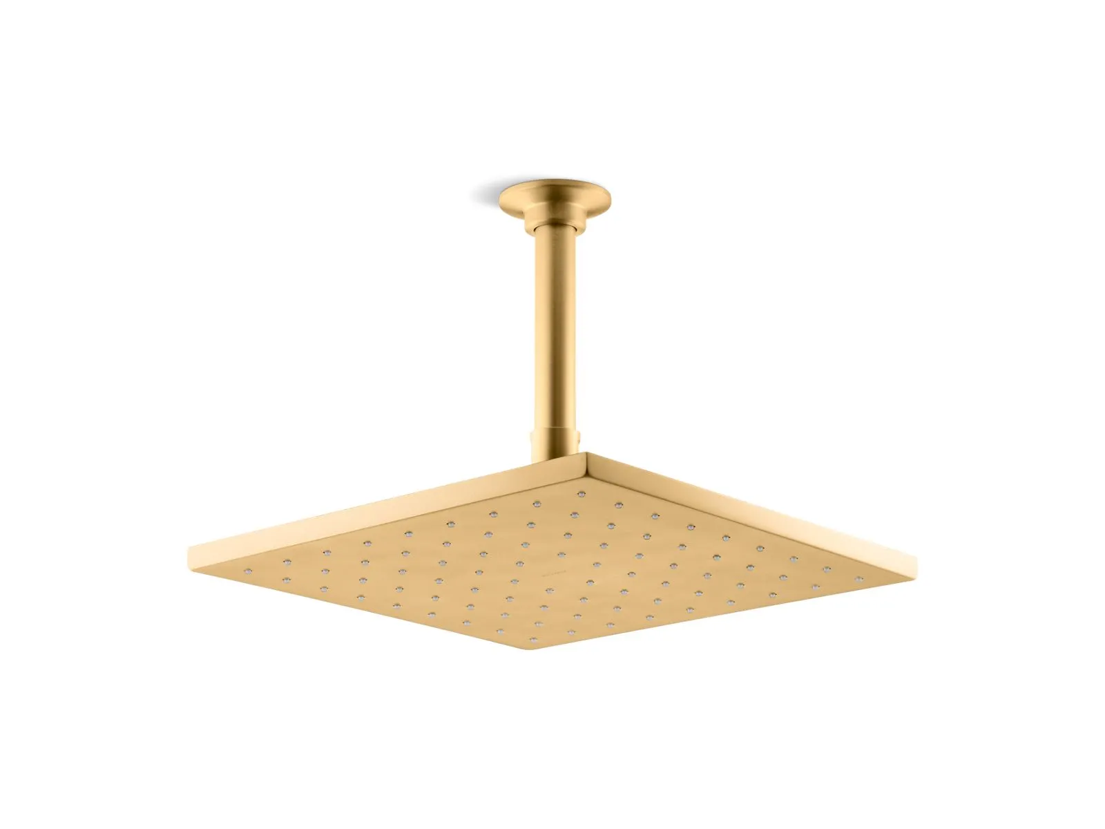 KOHLER K-13696-G Contemporary 10" square single-function rainhead, 1.75 gpm