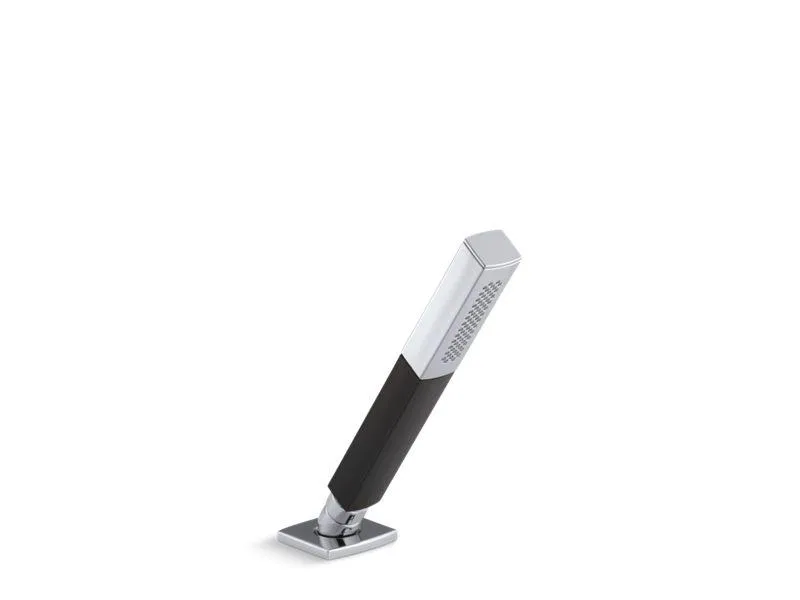 KOHLER K-45203 Shift Square 2.0 gpm multifunction handshower with Black handle