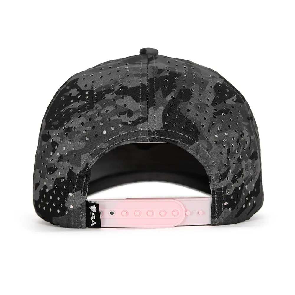 Limited Edition Performance Snapback | Pink Battle | Geo-Camo | Blackout