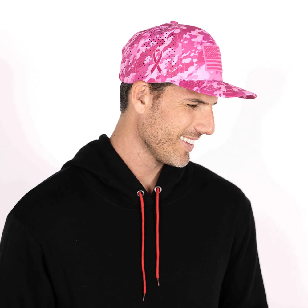 Limited Edition Performance Snapback | Pink Battle | Geo-Camo | Bright Pink PreOrder