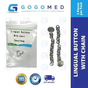 Lingual Buttons with Chain