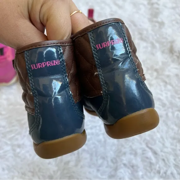 Lot of 3 Toddler Shoes Native Nike Surprize Sneakers Boots Pink Blue Size 10