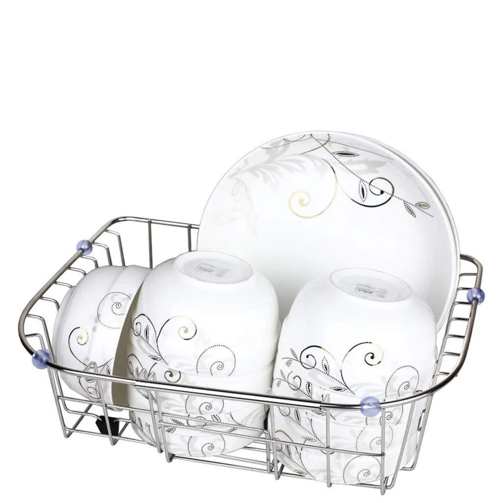 LPZ Stainless Steel Sink Drain Dish Rack Retractable Dish Rack Kitchen Pool Storage Hanging Dish Rack Sink Rack LPZV
