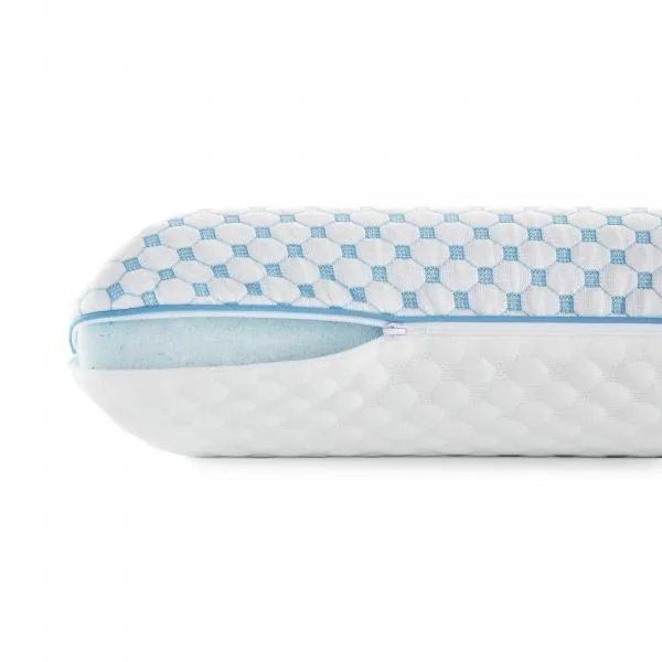 Malouf Weekender Gel Memory Foam Pillow   Reversible Cooling Cover