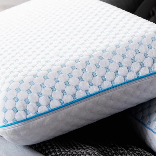 Malouf Weekender Gel Memory Foam Pillow   Reversible Cooling Cover