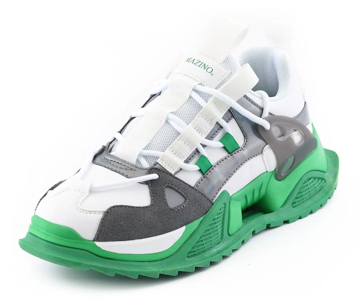 Mazino Zenon Shoes (Green/White/Silver)