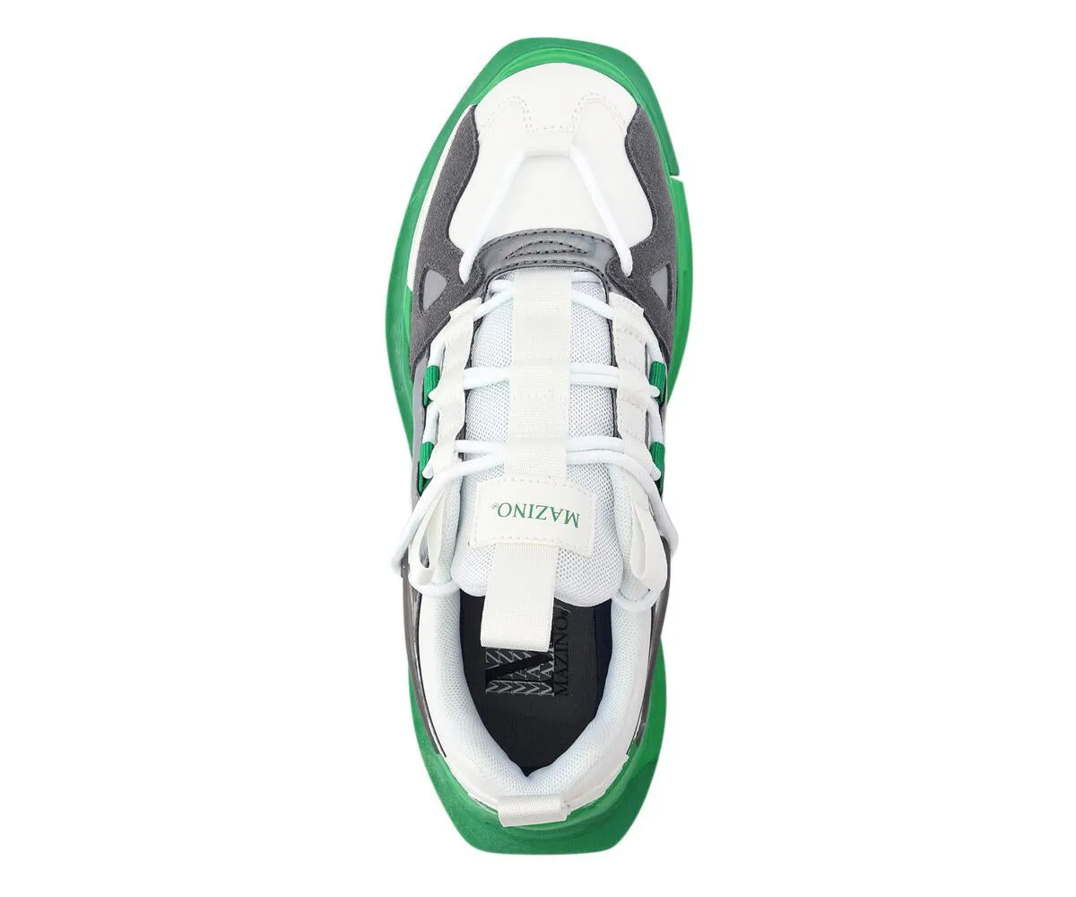 Mazino Zenon Shoes (Green/White/Silver)