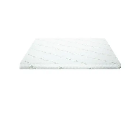 Memory Foam Mattress Topper Cool Gel Bed Mat Bamboo 10cm