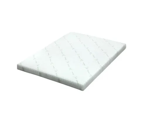 Memory Foam Mattress Topper Cool Gel Bed Mat Bamboo 10cm