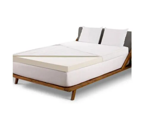 Memory Foam Mattress Topper w/Cover 8cm