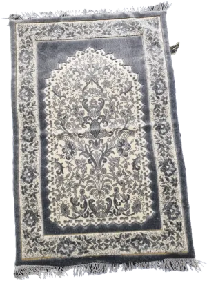 Memory Foam Padded Prayer Mat - Grey