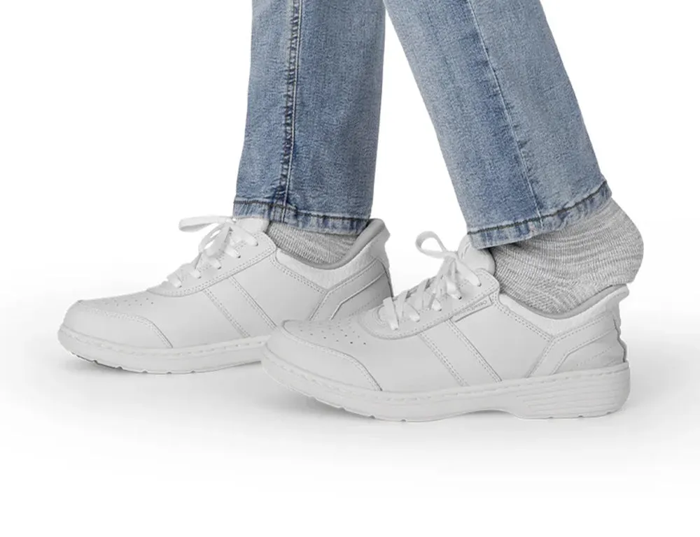 Mens Hands-Free Pierre White Shoes