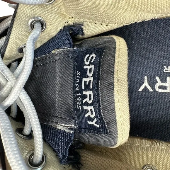 Men’s Sperry top siders, memory foam