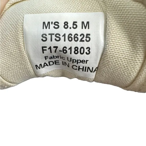 Men’s Sperry top siders, memory foam