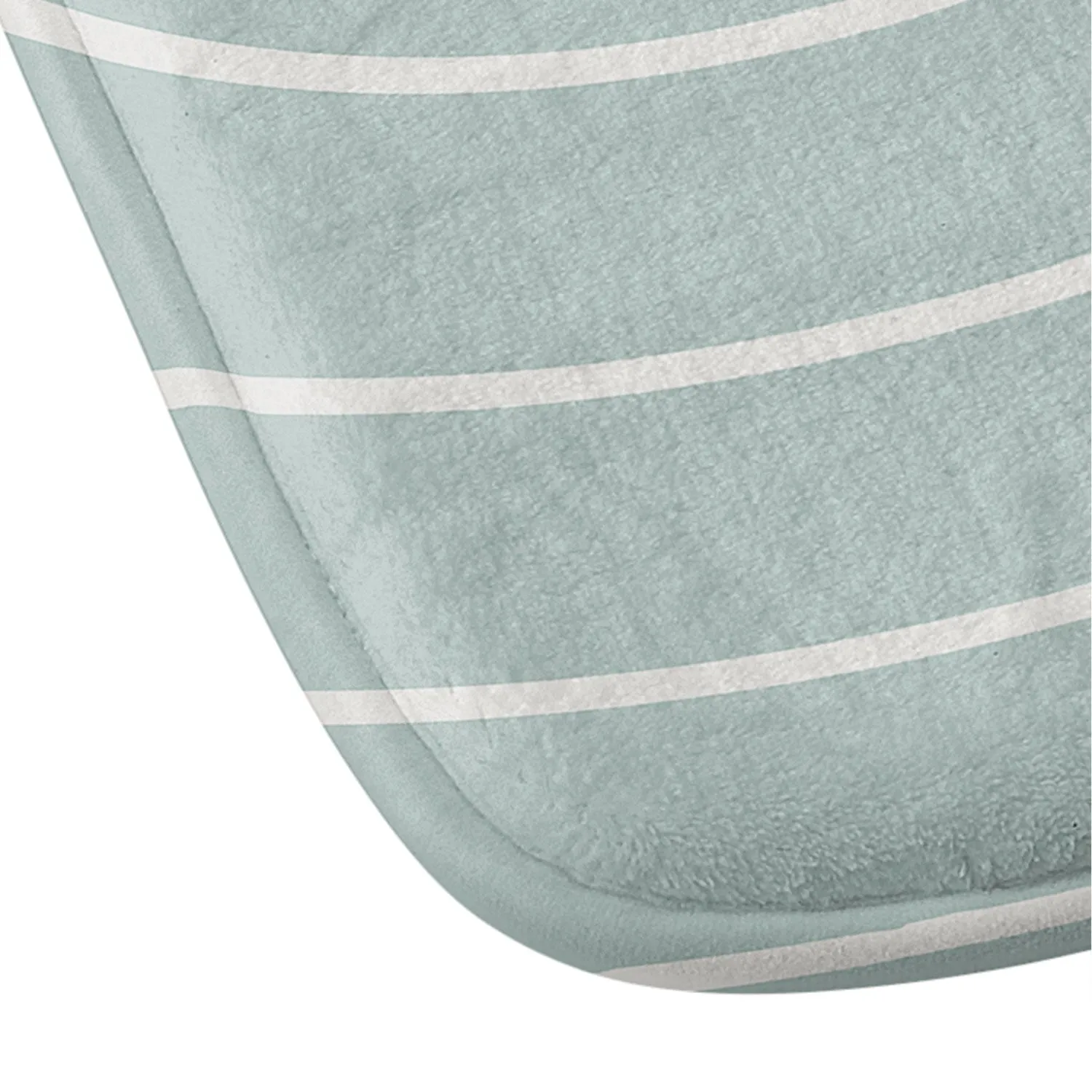 MINIMAL LINE CURVATURE SAGE MEMORY FOAM BATH MAT