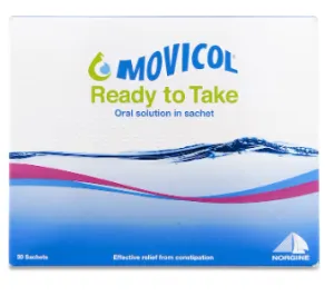 Movicol relieves constipation of adolescents, adults, and the elderly.
