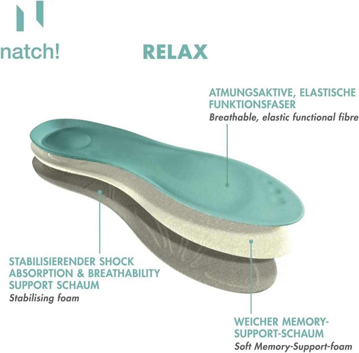 natch! Relax Memory-Schaum