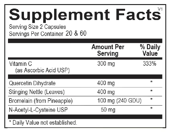 Natural D-Hist 120 Count
