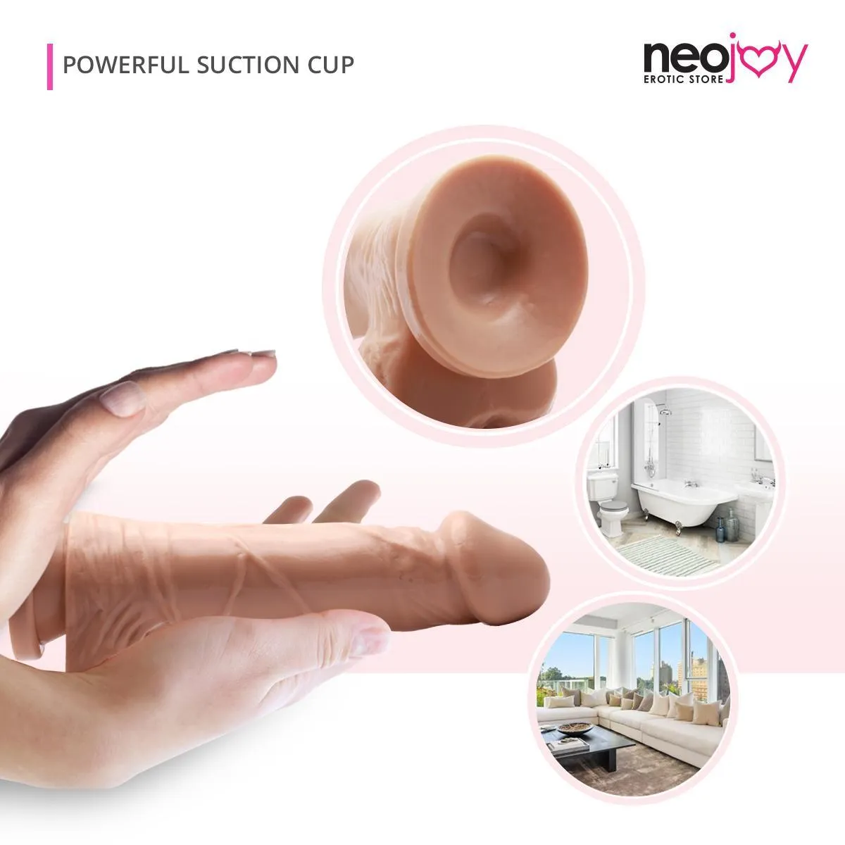 Neojoy - Carved Dildo - Flesh