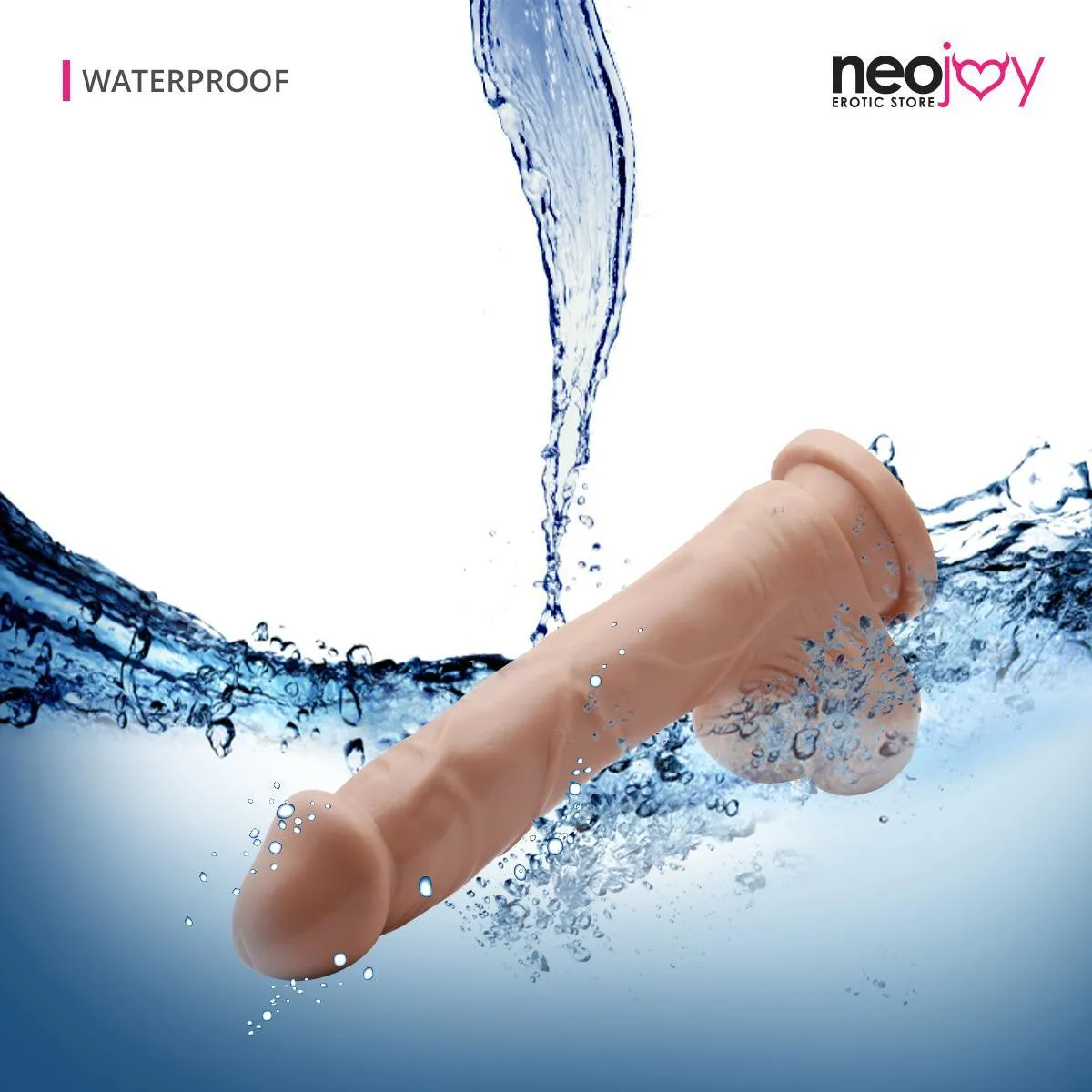 Neojoy - Carved Dildo - Flesh