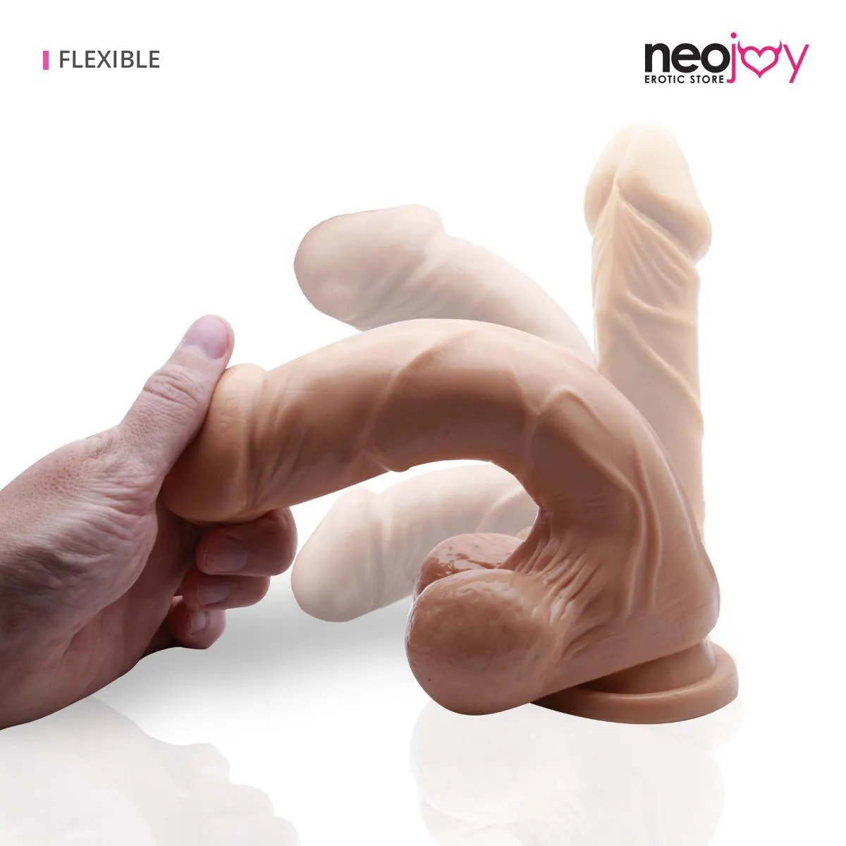 Neojoy - Carved Dildo - Flesh