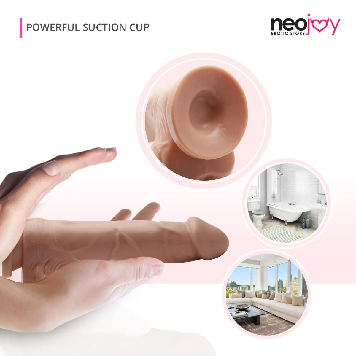 Neojoy - Carved Dildo - Flesh