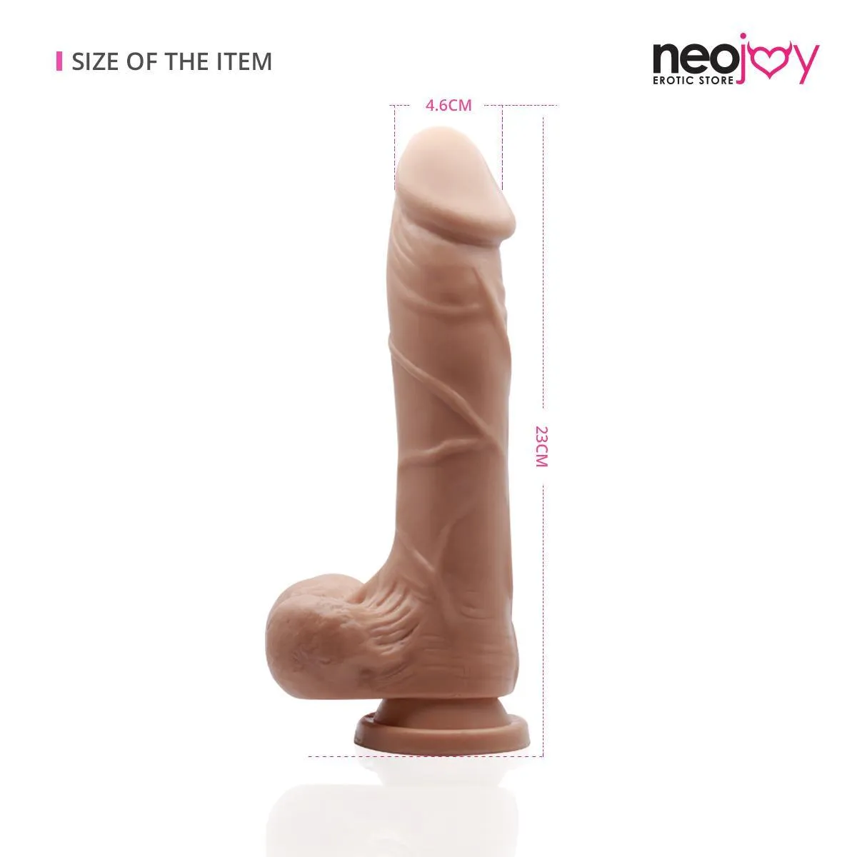 Neojoy - Carved Dildo - Flesh