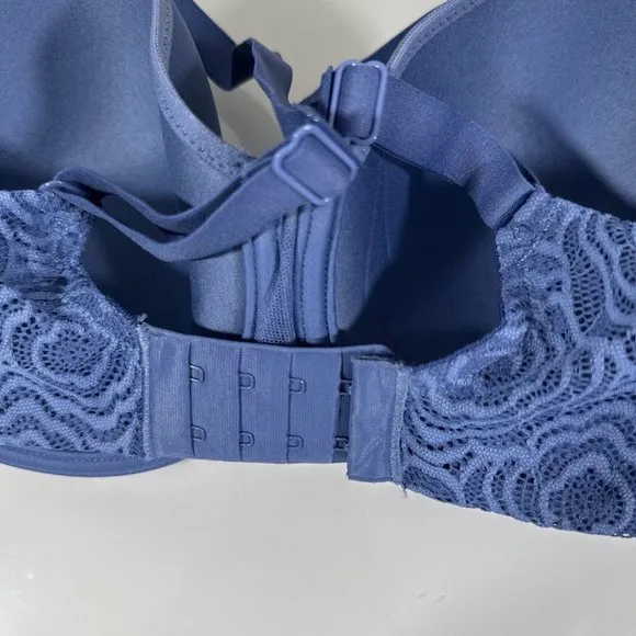 NEW $78 Chantelle [ 32DDD‎ ] C Jolie Comfort Convertible T-Shirt Bra Blue