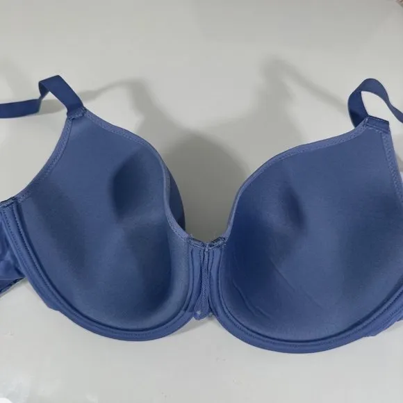 NEW $78 Chantelle [ 32DDD‎ ] C Jolie Comfort Convertible T-Shirt Bra Blue