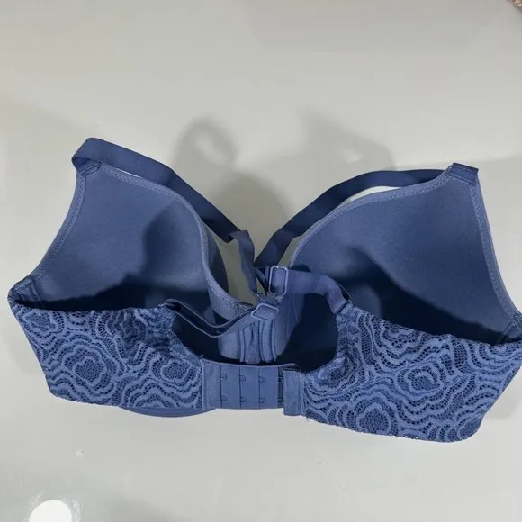 NEW $78 Chantelle [ 32DDD‎ ] C Jolie Comfort Convertible T-Shirt Bra Blue