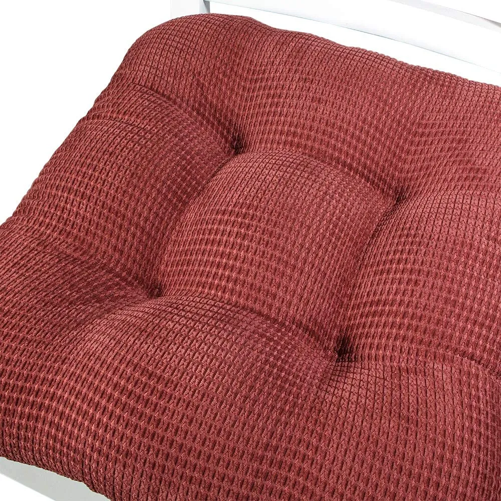 New Arlee Memory Foam, Non-Skid Seat Cushion Chair pad, 2 Count, Burgundy Red! 15”x14”