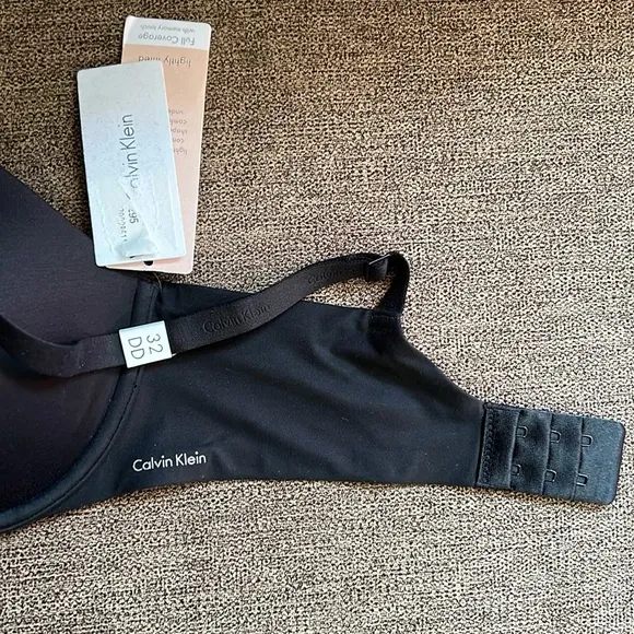 New Calvin Klein Perfectly Fit T-shirt Bra Size 32DD (32E) in Black
