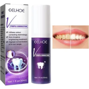 NEW Purple Toothpaste For Teeth Whitening,v34 Color Corrector Toothpaste,sensitive Teeth Stain Remover Toothpaste