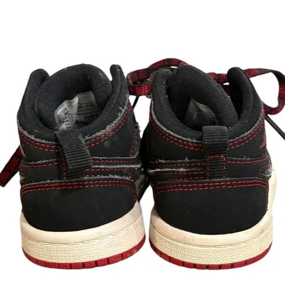 Nike Air Jordan 1 Mid Fearless Infant Toddler Lace Up Shoes Size 6
