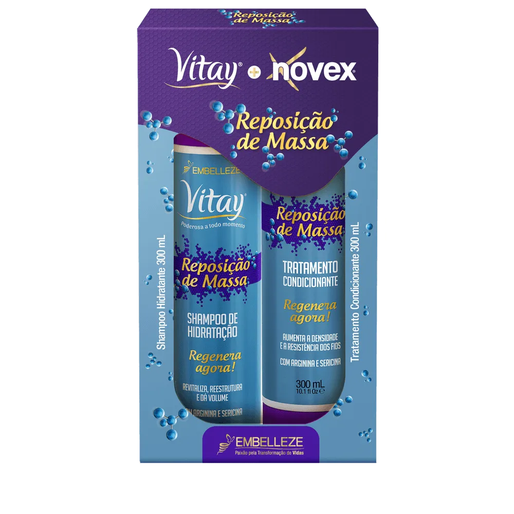 Novex Shampoo And Conditioner And Mass Replacement Kit