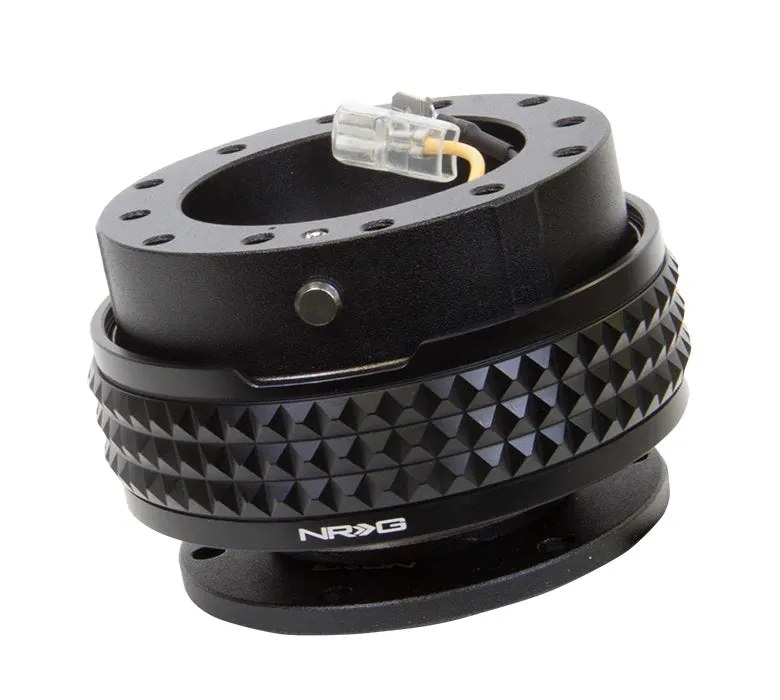 NRG Quick Release 2.1 - Black Body / Black Pyramid Ring
