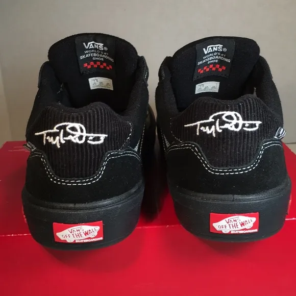 NWT Vans X Wayvee Tyson Peterson Black Asphalt Skateboard Shoes Men’s 7.5