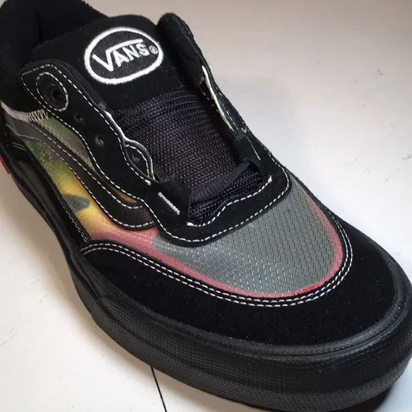 NWT Vans X Wayvee Tyson Peterson Black Asphalt Skateboard Shoes Men’s 7.5