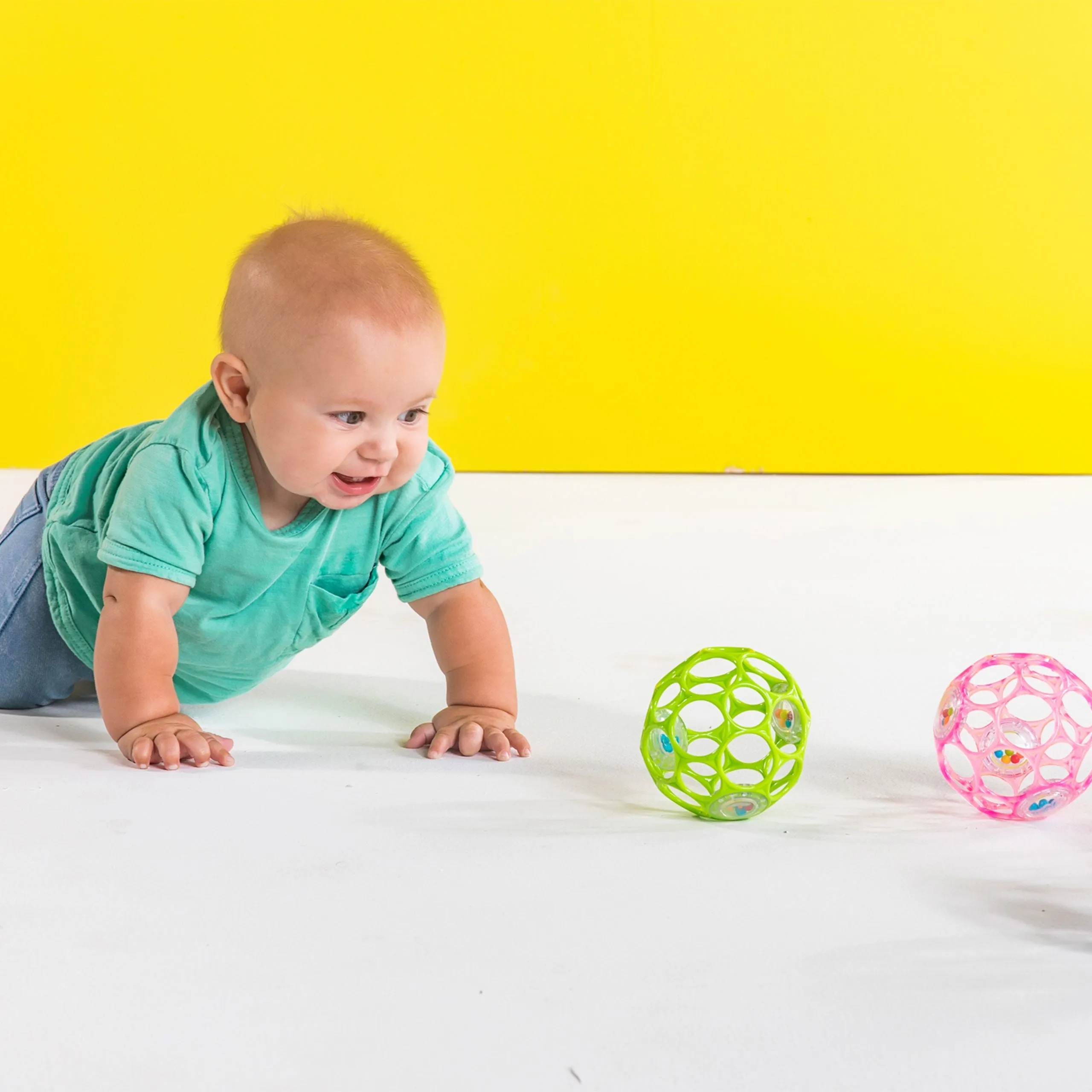 O Ball 4" Rattle 4 assort