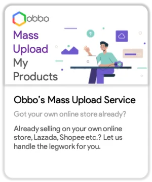 Obbo's Mass Upload My Products Service