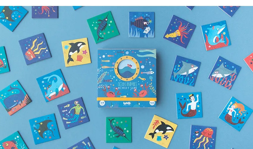 Ocean Animals Memory Game