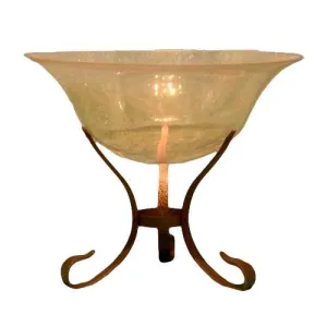 Opal Glass Bowl w/Stand