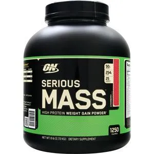 Optimum Nutrition Serious Mass Strawberry 6 lbs