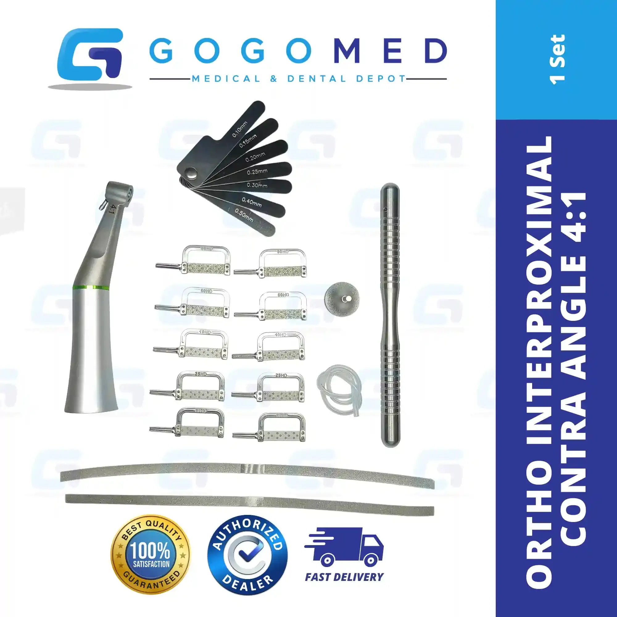 Ortho Interproximal Stripping Contra Angle Handpiece 4 1 Reduction